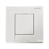 Geberit Bolero pneumatic urinal flush plate - alpine white (241.912.11.1) - thumbnail image 1