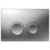 Geberit Delta25 Dual Flush Plate - Matt Chrome (115.125.46.5) - thumbnail image 1