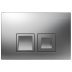 Geberit Delta25 Dual Flush Plate - Matt Chrome (115.135.46.5) - thumbnail image 1