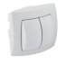 Geberit dual flush hand operated actuator - alpine white (240.572.11.1) - thumbnail image 1
