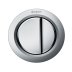 Geberit Dual Type01 Flush Button - Matt Chrome (116.050.46.1) - thumbnail image 1