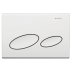 Geberit Kappa20 Dual Flush Plate - White (115.228.11.1) - thumbnail image 1