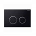 Geberit Kappa21 dual flush plate - black/chrome (115.240.KM.1) - thumbnail image 1