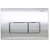 Geberit Kappa50 dual flush plate - polished bright chrome (115.260.21.1) - thumbnail image 1