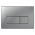 Geberit Kappa50 dual flush plate - brushed stainless steel (115.258.00.1) - thumbnail image 1