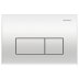 Geberit Kappa50 Dual Flush Plate - Matt Chrome (115.260.46.1) - thumbnail image 1