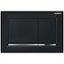 Geberit Omega30 Dual Flush Plate - Black/Gloss Chrome (115.080.KM.1) - thumbnail image 1