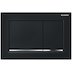 Geberit Omega30 dual flush plate - black/brushed chrome (115.080.KM.1) - thumbnail image 1