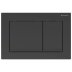Geberit Omega30 Dual Flush Plate - Matt Black (115.080.16.1) - thumbnail image 1