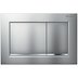 Geberit Omega30 Dual Flush Plate - Matt/Brushed Chrome (115.080.KN.1) - thumbnail image 1