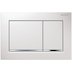 Geberit Omega30 dual flush plate - white/bright chrome (115.080.KJ.1) - thumbnail image 1