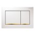 Geberit Omega30 Dual Flush Plate - White/Gold (115.080.KK.1) - thumbnail image 1