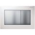 Geberit Omega30 Dual Flush Plate - White/Matt Chrome (115.080.KL.1) - thumbnail image 1