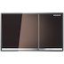Geberit Omega60 dual flush plate - amber glass (115.081.SQ.1) - thumbnail image 1