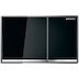 Geberit Omega60 dual flush plate - black glass (115.081.SJ.1) - thumbnail image 1