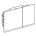 Geberit Omega60 flush plate - glass/black (243.118.SJ.1) - thumbnail image 1