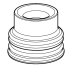 Geberit outlet seal with braided hose (242.773.00.1) - thumbnail image 1