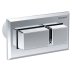 Geberit Pneumatic Dual Flush Plate - Square Design Protruding - Gloss Chrome (116.052.21.1) - thumbnail image 1