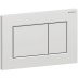 Geberit Sigma01 Dual Flush Plate - Square - Matt Chrome (115.660.JQ.1) - thumbnail image 1