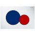 Geberit Sigma01 Dual Flush Plate - White, Blue and Red (115.770.LB.5) - thumbnail image 1