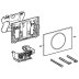 Geberit Sigma10 Electronic Single Flush Plate - Mains Operation With Bluetooth - Brushed Chrome (115.867.SN.6) - thumbnail image 1