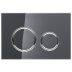 Geberit Sigma21 Dual Flush Plate - Lava / Chrome (115.884.JK.1) - thumbnail image 1