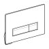 Geberit Sigma40 dual flush plate - black/alpine white (242.601.KR.1) - thumbnail image 1