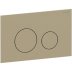 Geberit Sigma40 Dual Flush Plate - Round - Brushed Brass (115.628.QF.1) - thumbnail image 1
