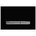 Geberit Sigma50 Dual Flush Plate - Chrome / Black (115.788.DW.2) - thumbnail image 1