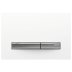 Geberit Sigma50 Dual Flush Plate - Chrome / White (115.788.11.2) - thumbnail image 1