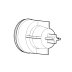 Geberit spray head non-return valve (NRV) (243.334.00.1) - thumbnail image 1