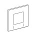 Geberit Tango pneumatic urinal flush plate - alpine white (241.914.11.1) - thumbnail image 1