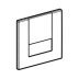 Geberit Tango urinal cover plate - alpine white (241.924.11.1) - thumbnail image 1
