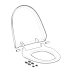 Geberit Toilet Seat For AquaClean 800+ - White Alpine (250.034.11.1) - thumbnail image 1