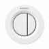 Geberit Type 01 dual flush button - alpine white (116.042.11.1) - thumbnail image 1