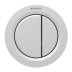 Geberit Type 01 Pneumatic Dual Flush Button - Matt Chrome (116.050.JQ.1) - thumbnail image 1