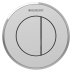 Geberit Type 10 Pneumatic Dual Flush Button - Sigma Concealed Cistern - Matt Chrome / Gloss Chrome (116.056.JQ.1) - thumbnail image 1