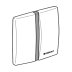 Geberit urinal die-cast zinc cover plate - matt chrome (240.560.46.1) - thumbnail image 1