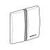 Geberit urinal die-cast zinc cover plate - matt chrome (240.561.46.1) - thumbnail image 1
