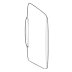 Geberit urinal plastic division (243.406.11.1) - thumbnail image 1