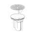 Geberit urinal trap (exchangeable from top) (243.312.00.1) - thumbnail image 1