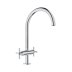 Grohe Atrio Two Handle Sink Mixer 1/2" - Chrome (30362000) - thumbnail image 1