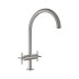 Grohe Atrio Two Handle Sink Mixer 1/2" - Supersteel (30362DC0) - thumbnail image 1