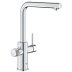 Grohe Blue Pure Minta Filter Tap With Pull Out Spout - Chrome (30590000) - thumbnail image 1