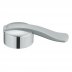Grohe Ectos tap handle - chrome/matt chrome (46176IP0) - thumbnail image 1