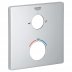 Grohe escutcheon - square - chrome (49079000) - thumbnail image 1