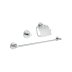 Grohe Essentials 3-in-1 Guest Bathroom Accessories Set - Chrome (40775001) - thumbnail image 1