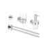 Grohe Essentials 4-in-1 Master Bathroom Accessories Set - Chrome (40846001) - thumbnail image 1