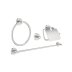 Grohe Essentials 4-in-1 Master Bathroom Acessories Set - Supersteel (40776DC1) - thumbnail image 1