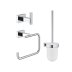 Grohe Essentials Cube 3-in-1 WC Set - Chrome (40757001) - thumbnail image 1